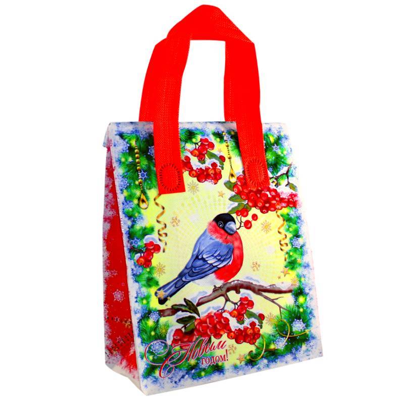 Сладкий новогодний подарок в мешочке весом 1000 грамм